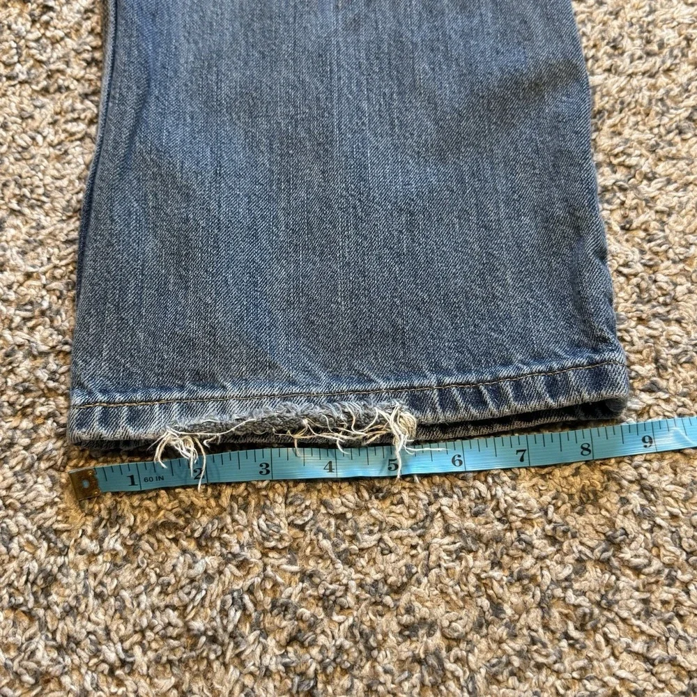 Carhartt Jeans Mens 36x32 Blue Relaxed Straight Fit B320 WTB Denim Workwear